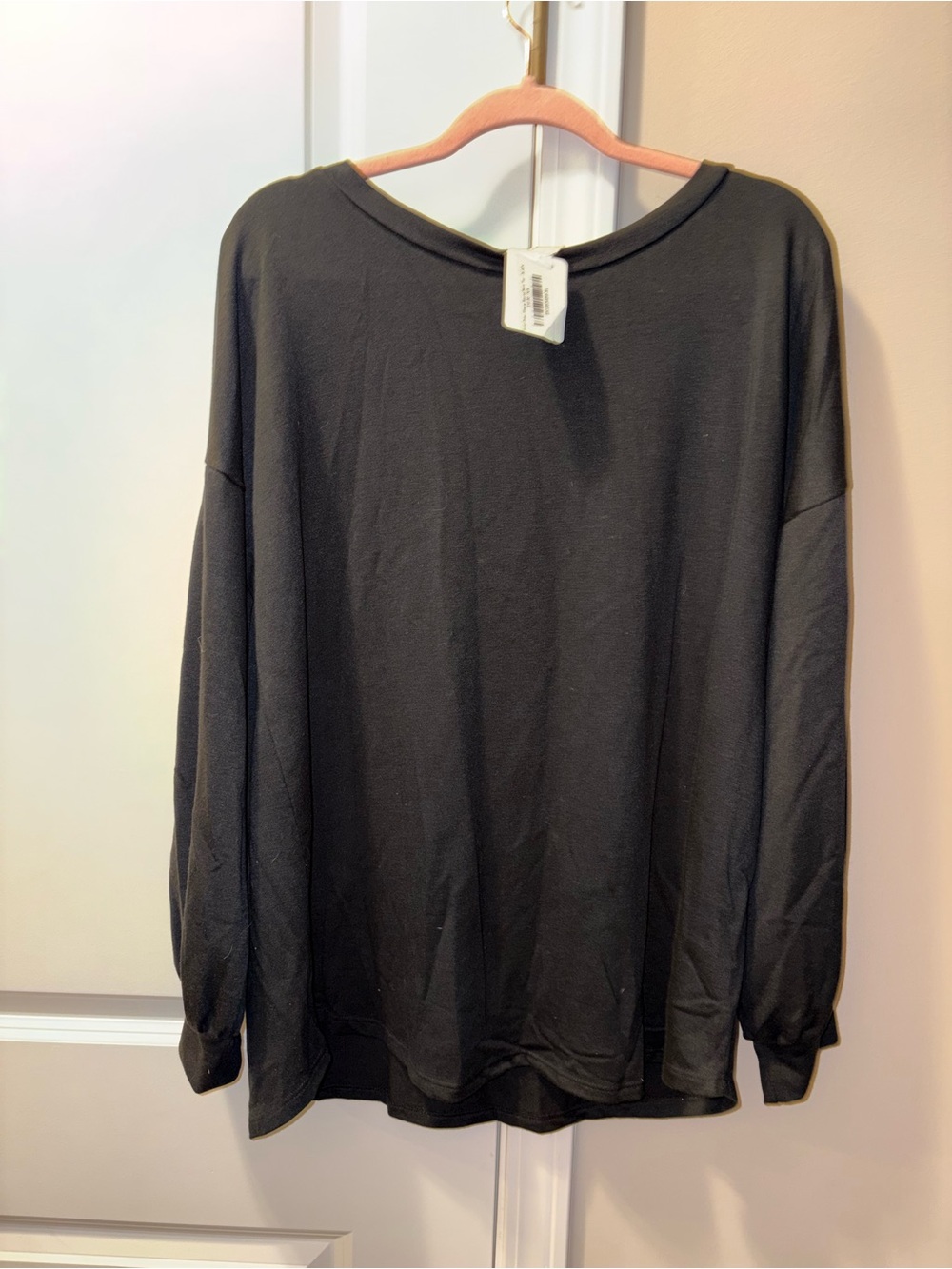 BiBi Black Women's Long-Sleeve Pullover Top